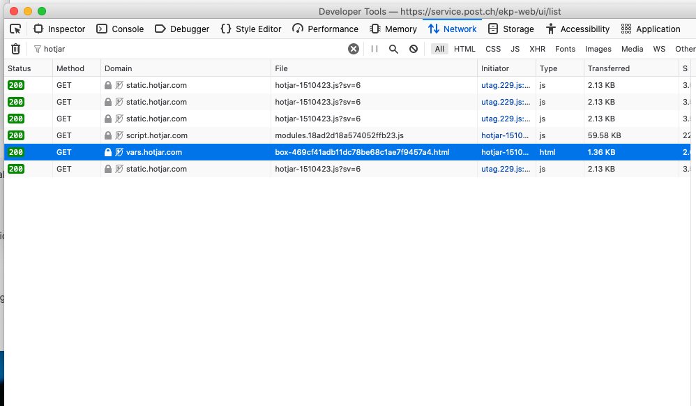 claudioluck's tweet image. Durch die Grundversorgung bei @SwissPost wird man nebenbei auf Click und Buchstabe von der Firma Hotjar verfolgt...

Trotz #SwissID-Login auf der Homepage, das angeblich alles sicherer mache und erlaube die Kontrolle der Daten zu behalten, fliessen die Daten nach Malta ab...
