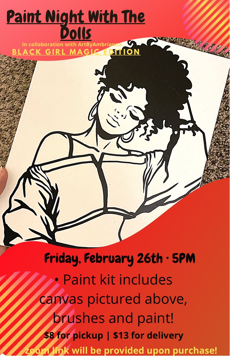 RMajorettes's tweet photo. Join the dolls for paint night!! https://t.co/YGCbjuvbxM