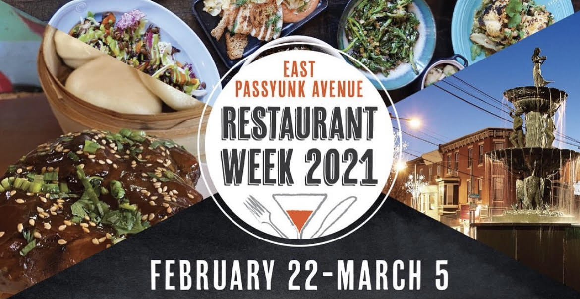 EPassyunkAve's tweet photo. Our ninth annual East Passyunk Restaurant Week is back with brand-new participants, expanded price points from $15 to $55, and more!

Join us Monday, February 22 through Friday, March 5 for prix fixe lunch and dinner with indoor and outdoor dining, takeaway, and delivery options. https://t.co/7QrPQu7rlj
