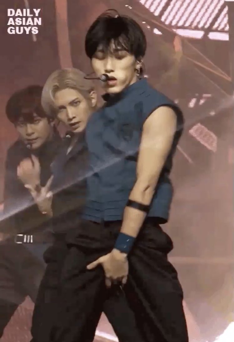 choi san poking his cheek with his tongue; a very short but dangerous thread