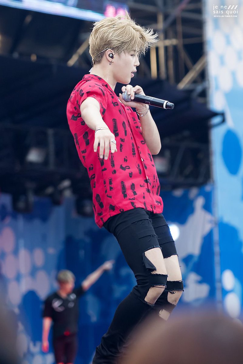 Park Jimin in Red - A long dangerous thread