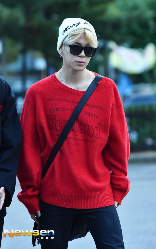 Park Jimin in Red - A long dangerous thread
