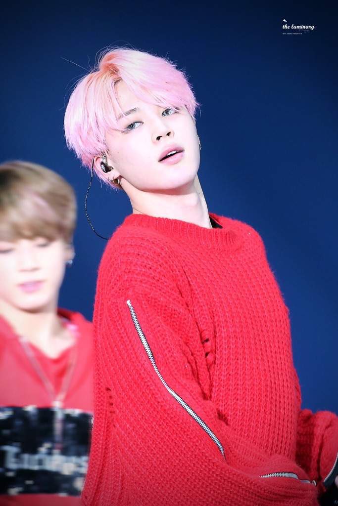 Park Jimin in Red - A long dangerous thread