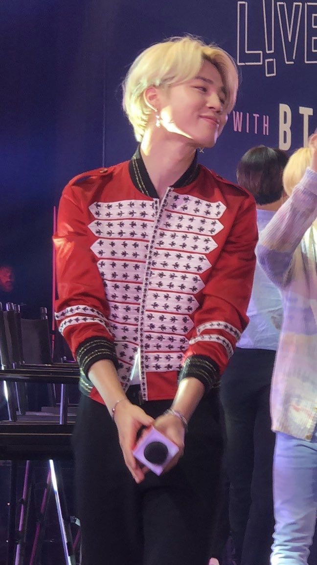 Park Jimin in Red - A long dangerous thread