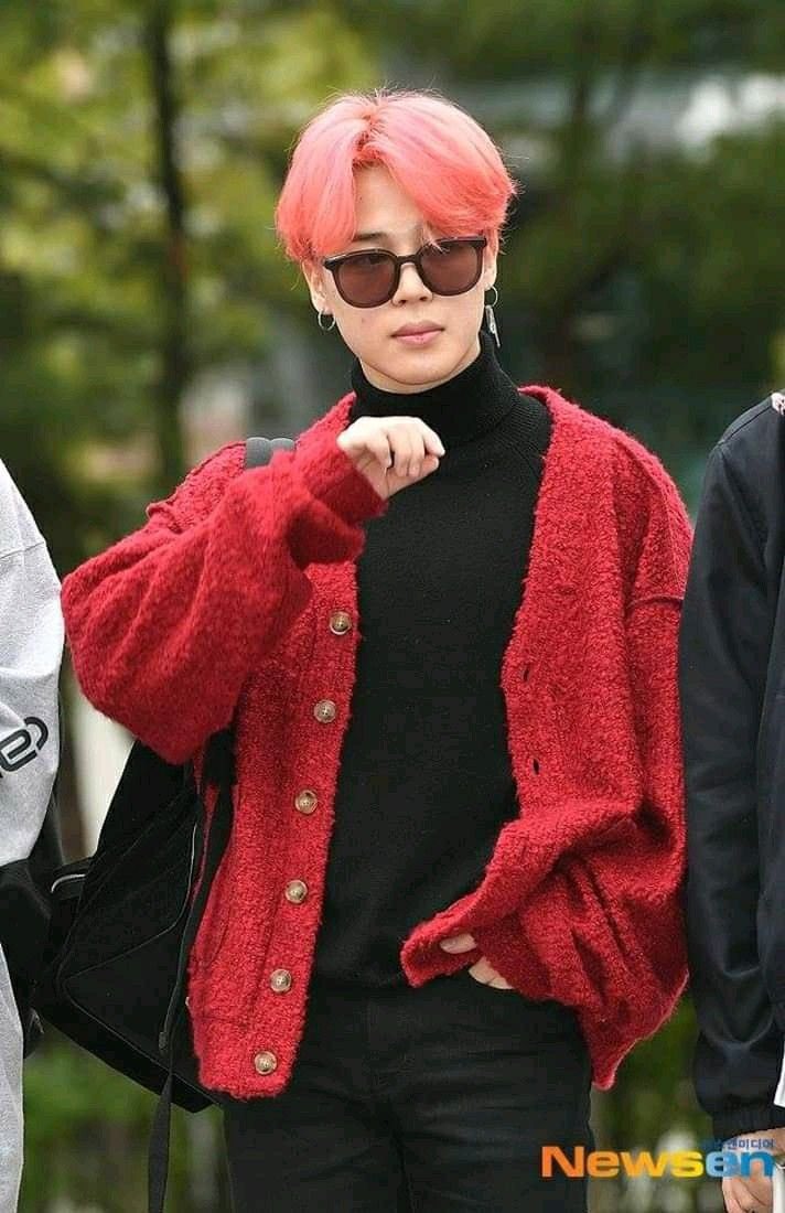 Park Jimin in Red - A long dangerous thread