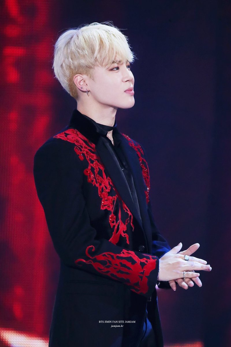 Park Jimin in Red - A long dangerous thread
