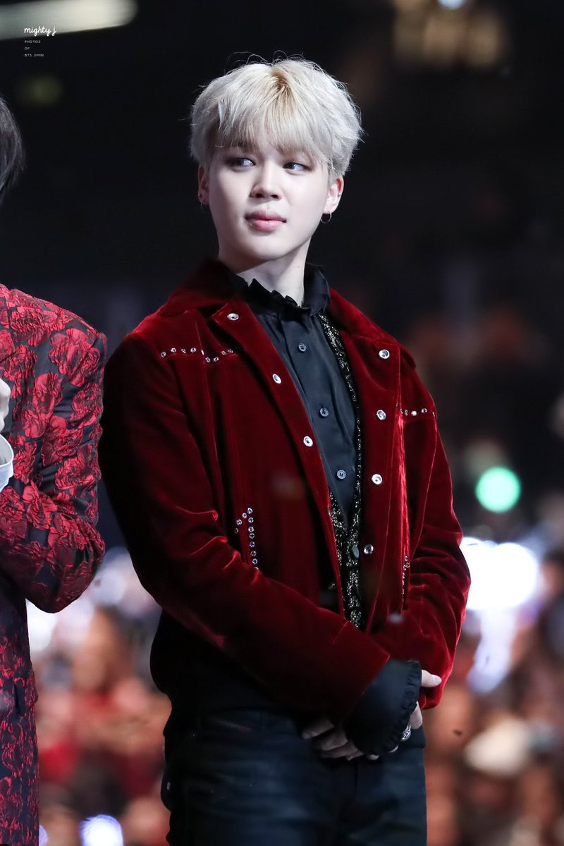 Park Jimin in Red - A long dangerous thread