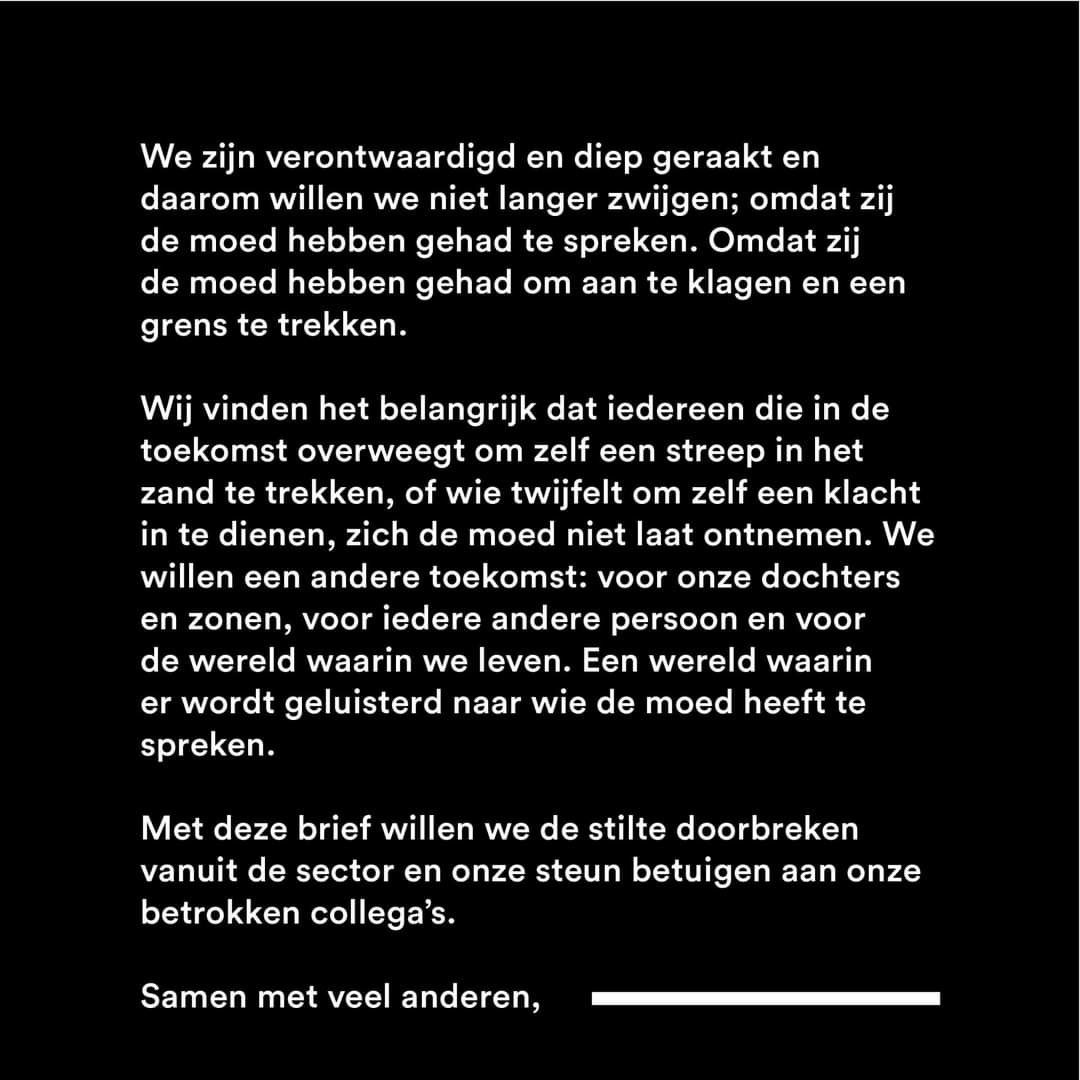 sofiejoan's tweet image. #streepinhetzand voor onze dochters en zonen, voor iedere andere persoon en voor de wereld waarin we leven. Een wereld waarin er wordt geluisterd naar wie de moed heeft te spreken.