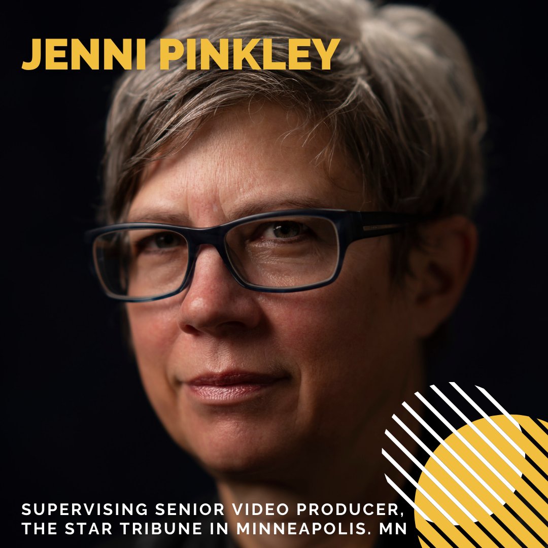 We are excited to have @jennipinkley as a reviewer for the #VTFNABJ video portfolio review! Pinkley is the supervising, Sr. video producer for the @StarTribune. Check out this video the staff created that explains how George Floyd protests sparked change. youtu.be/UtSQQb6vtPk