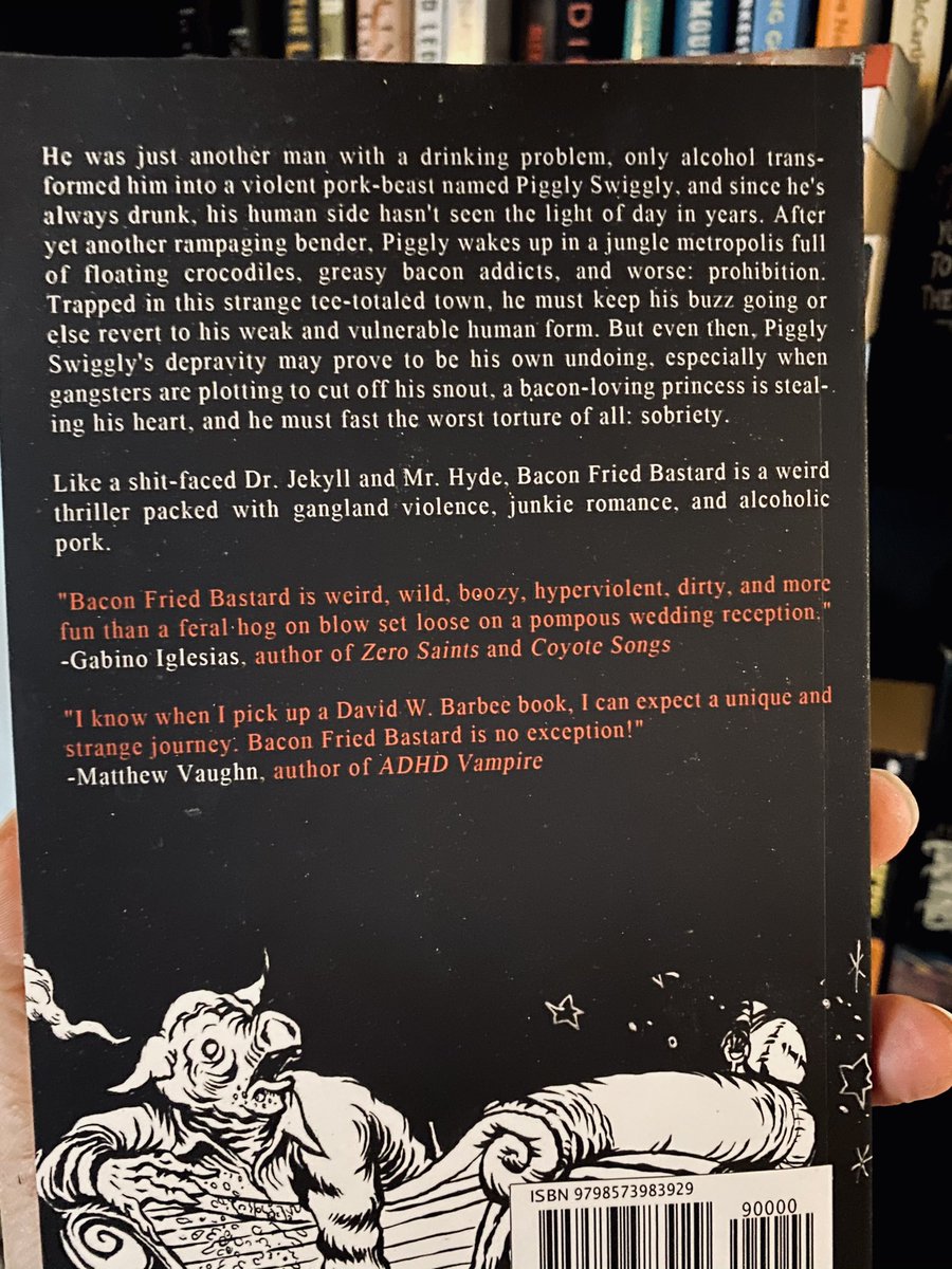 And just arrived today...Bacon Fried Bastard by  @davidwbarbee This sounds like a wild ride and I LOVE the cover.