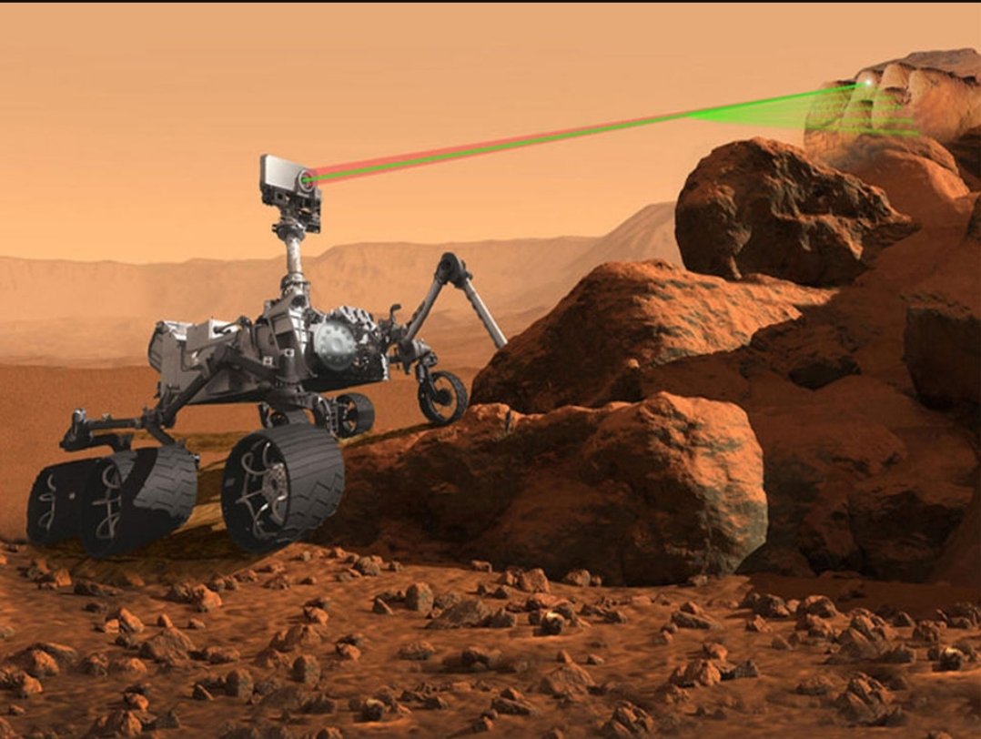 SuperCam is the camera that will shoot lasers at rocks to study what their composition is from the resulting vapor! Similar to the ChemCam on Curiosity, it'll take the spectra of these rocks and from that we can learn more about their chemistry! (8/12) (illustration below)