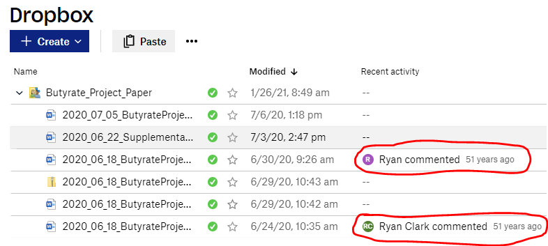 rylincolnclark's tweet photo. It would appear @Dropbox and I are on the same page about the length of the past year. https://t.co/3tVWQUtnyF