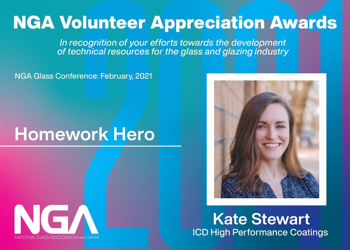 ICDCoatings's tweet image. Enjoyed @NatGlassAssoc industry-informing #conference w/ glass code updates and GSA project insights. Two of ICD’s team members were awarded for #volunteer efforts towards the development of technical resources for the #glazingindustry: Kate &amp;amp; Casey 🏆🎉 #awardwinning #employees