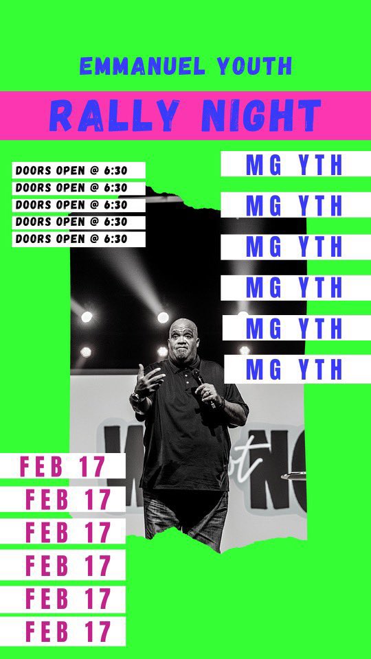 Wednesday night! @ Emmanuel Christian Center