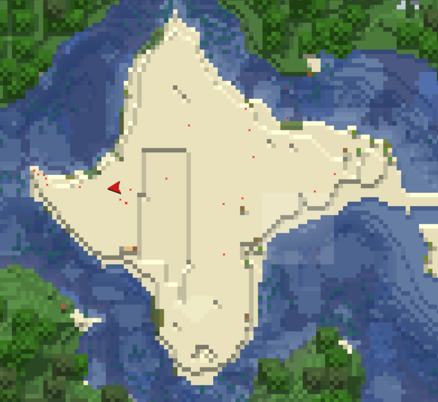 Pedguin's tweet photo. On my first day on #Dadcraft I thought
"That island looks like a Shurikan!"
So I spent the day terraforming this island with hopes to create a Dad-Dojo or perhaps a ... Dadjo!
A place for training Dad Reflexes through parkour & finding peace and tranquality in the gardens. https://t.co/a393P2qba6