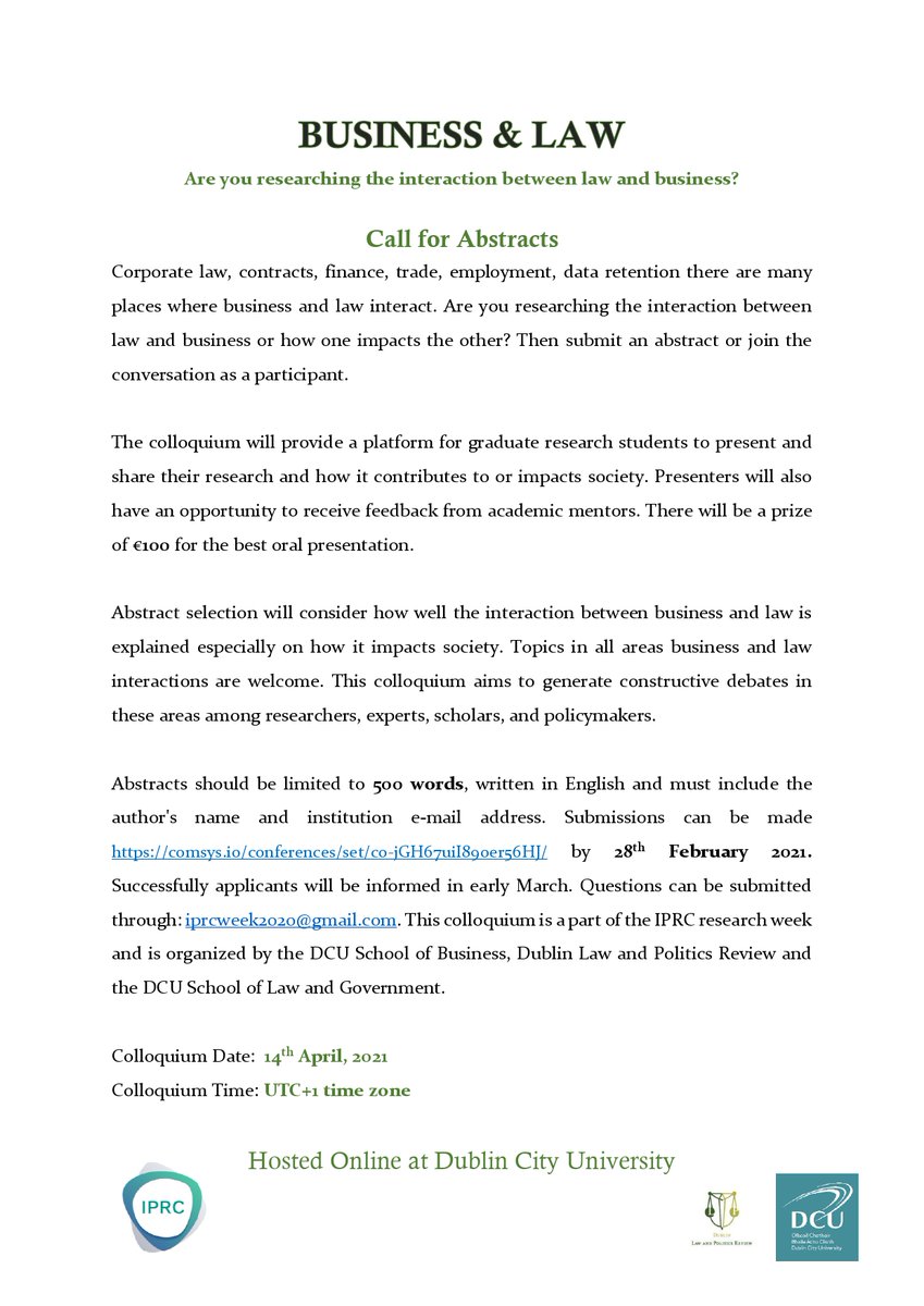 Irish Postrgraduate Research Conference (IPRC) tweet media