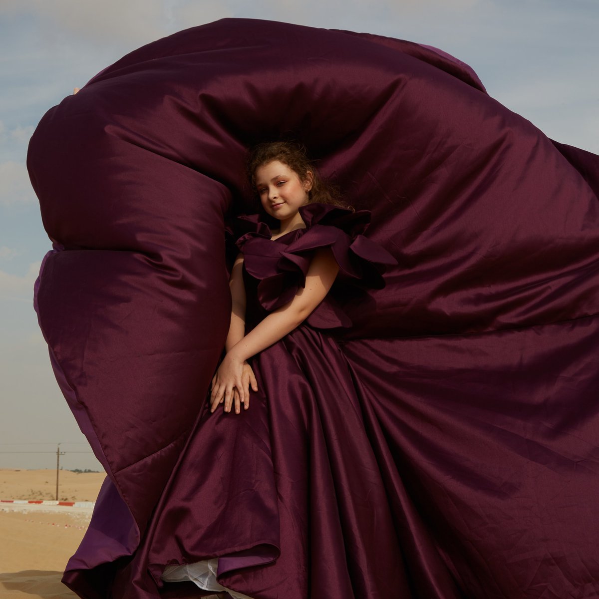 cso_mmmilano's tweet photo. Our wonderful MM Milano Talent Andreea in the sustainable "Waling-Waling dress" from natural Pineapple fabrics &amp; recycled tulle. 

More on our #ESG-approach, our local weavers &amp; our Talent community advocating for #Sustainability &amp; inclusion in #fashion: https://t.co/iKsKJBqaeV https://t.co/BBXBHTJyAH