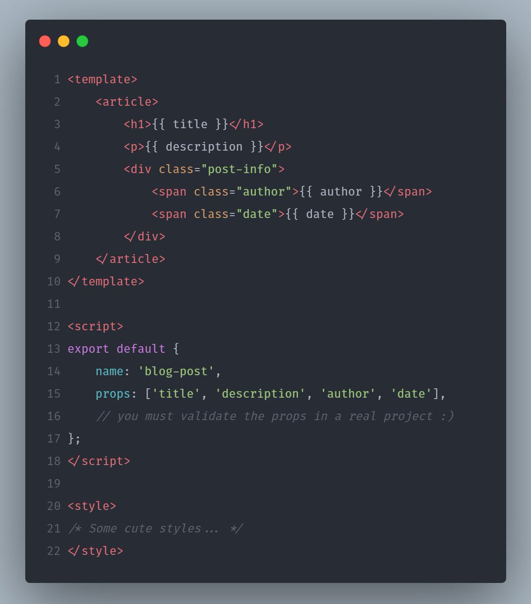 angelgfigueram's tweet image. Day 8/100✅.

As React, you can pass properties in Vue components by the use of the spread operator, so the value of the property will be assigned to the prop with the same name, here a little sample👇:

#100DaysOfCode #100DaysOfVue #CodeNewbie