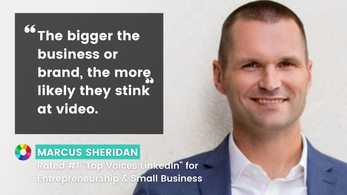 We love <a href="/MarcusSheridan/">Marcus Sheridan</a>'s post last week lnkd.in/gUMhqTa. It's a controversial statement but in our experience of working with hundreds of companies globally, this can often be the case. 

That's exactly why we started Shootsta. 
#videosimplified #videoforbusiness