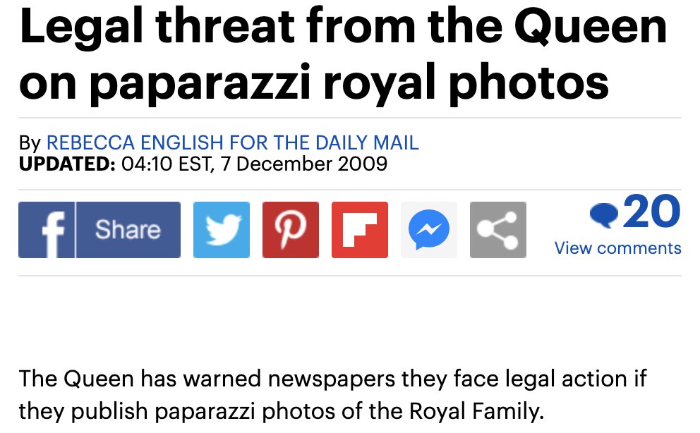 In 2009, The Queen basically demanded more privacy for her family. Paps were no longer allowed to shoot "private moments"