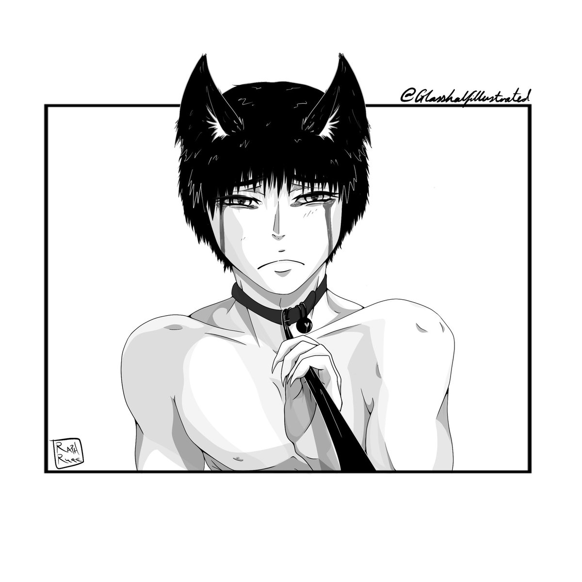 Glasshalf_ill's tweet photo. Cat boy kaneki 🐱. Also sad kitty kaneki because I’ve been shadowbanned on IG and TikTok 🙄 time to reduce the spice #catboy #kenkaneki #kaneki #tokyoghoul #catboy #catboi #animeboy #animeart #tokyoghoulfanart #kenkanekifanart #kanekifanart #fanart #simpart #furryart #digitalart https://t.co/uSVuIhK8mq