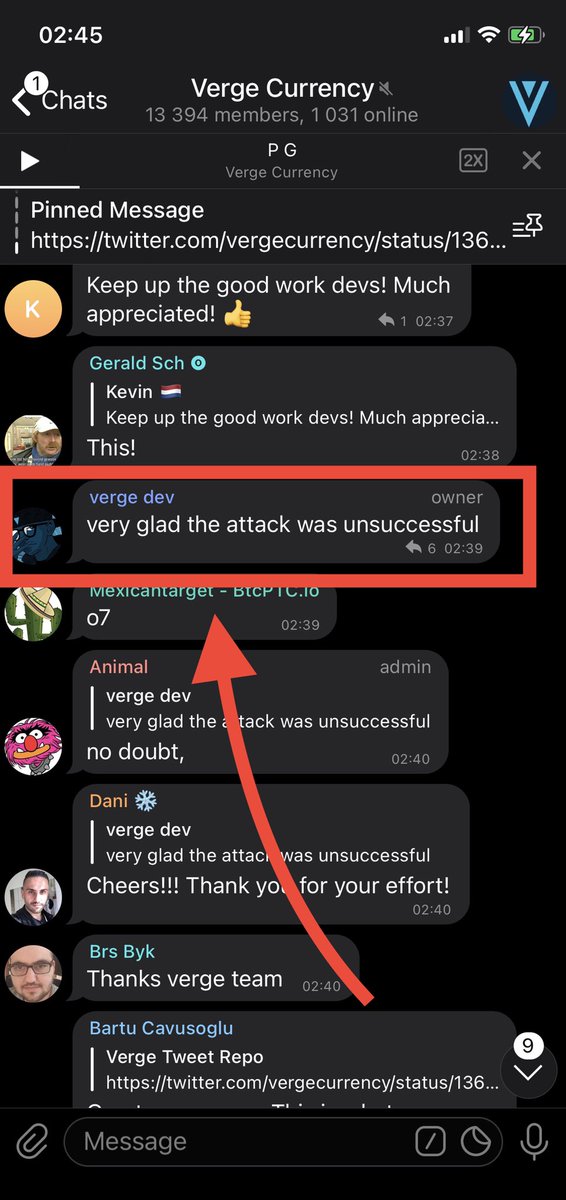 crypto_ways's tweet photo. @justinvendetta @vergecurrency 👏😍 nothing more to say #xvg $xvg holds the attack like a beast 😎🚀🧨 funds are #SAFU 😎 respect the team 🔥 https://t.co/IGIrfp1uFE
