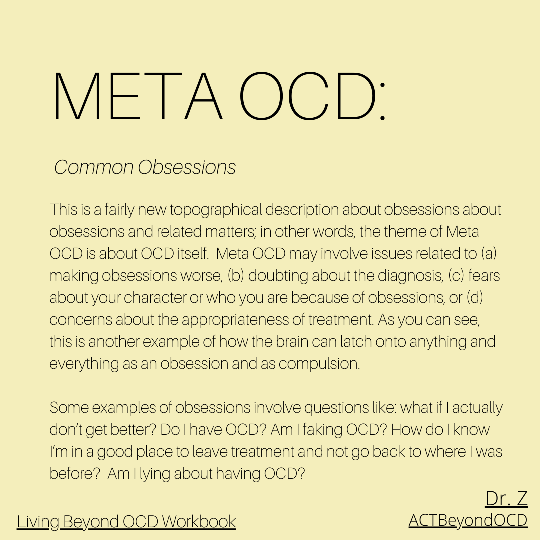 DrZ_behaviorist's tweet photo. Brains can latch onto anything as an obsession and as a compulsion. OCD gets usually undiagnosed and confused with other struggles, so here is a comprehensive description of the most common forms of OCD. Please share and learn more here: https://t.co/E3JKPUy04I #OCD #MetaOCD #ACT https://t.co/q6lwftTCRD