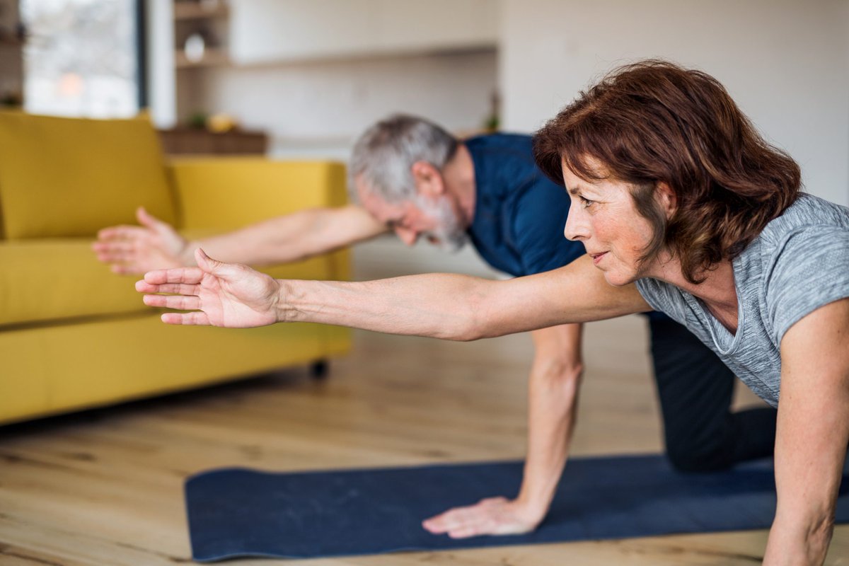  At-Home Workouts for Seniors 
Staying in during COVID-19 restrictions shouldn’t mean spending hours on the couch, especially for seniors.  ow.ly/kAVk50DhQN5