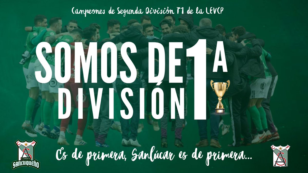 🏆 CAMPEONES DE 2ª DIVISIÓN🏆

Nos proclamamos campeones de 2ª en el @LEVTorneoVerato. Una liga increíble en la que nos hemos esforzado como nunca. ¡Vamos los verdes! 💚🤍