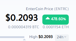 enter_coin's tweet photo. EnterCoin hits $0.20
Does %478 increase in price intrigue you?
This is nothing to where we're going.
It's to Mars and beyond.
#entrc #entercoin #6_million_supply
You do the math https://t.co/cW3UxBTEbv