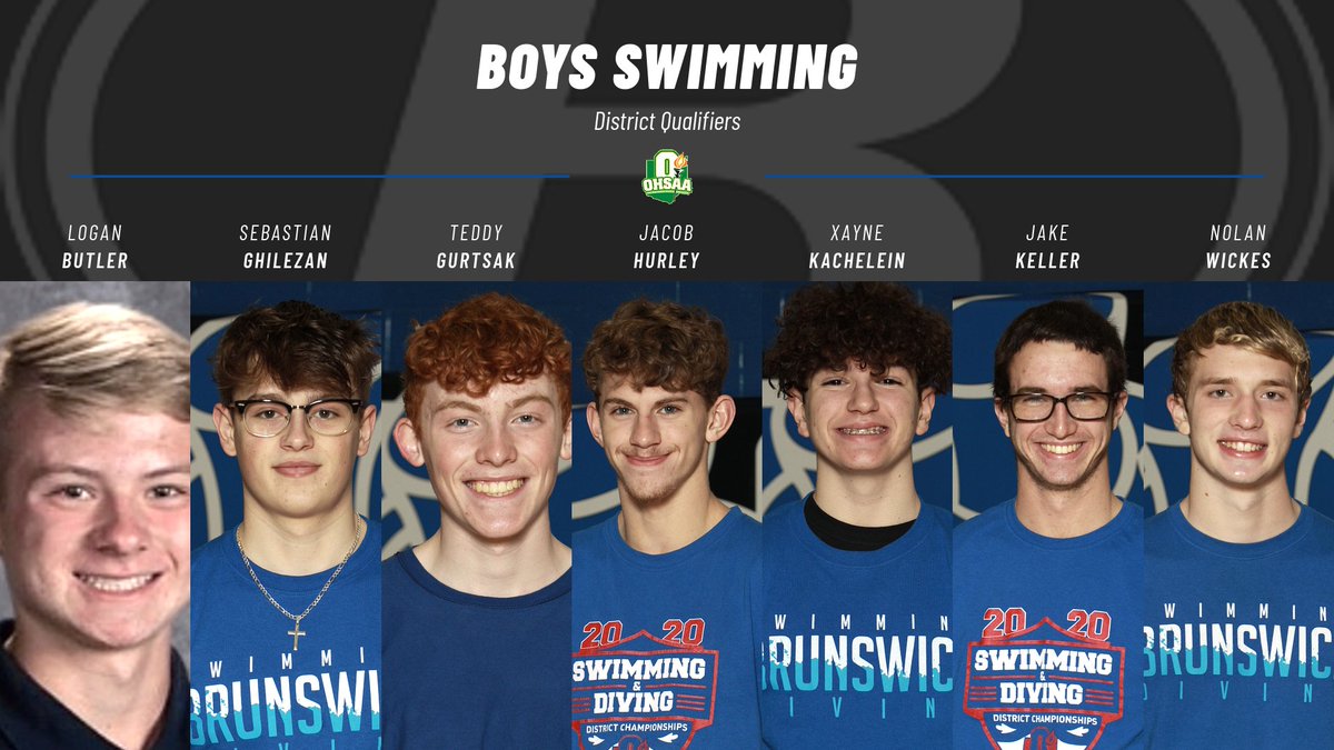 BHSGoBigBlue's tweet photo. 7 @swimdiveBHS Boys advance to Districts at BGSU.  Blue Devils will be led by So. Sebastian Ghilezan (4 events), Sr. Jacob Hurley (3), Nolan Wickes (3), So. Logan Butler (1), Fr. Teddy Gurtsak (1), Fr. Xayne Kachelein (1), &amp; Sr. Jake Keller (1) https://t.co/oAjvpCCzAz