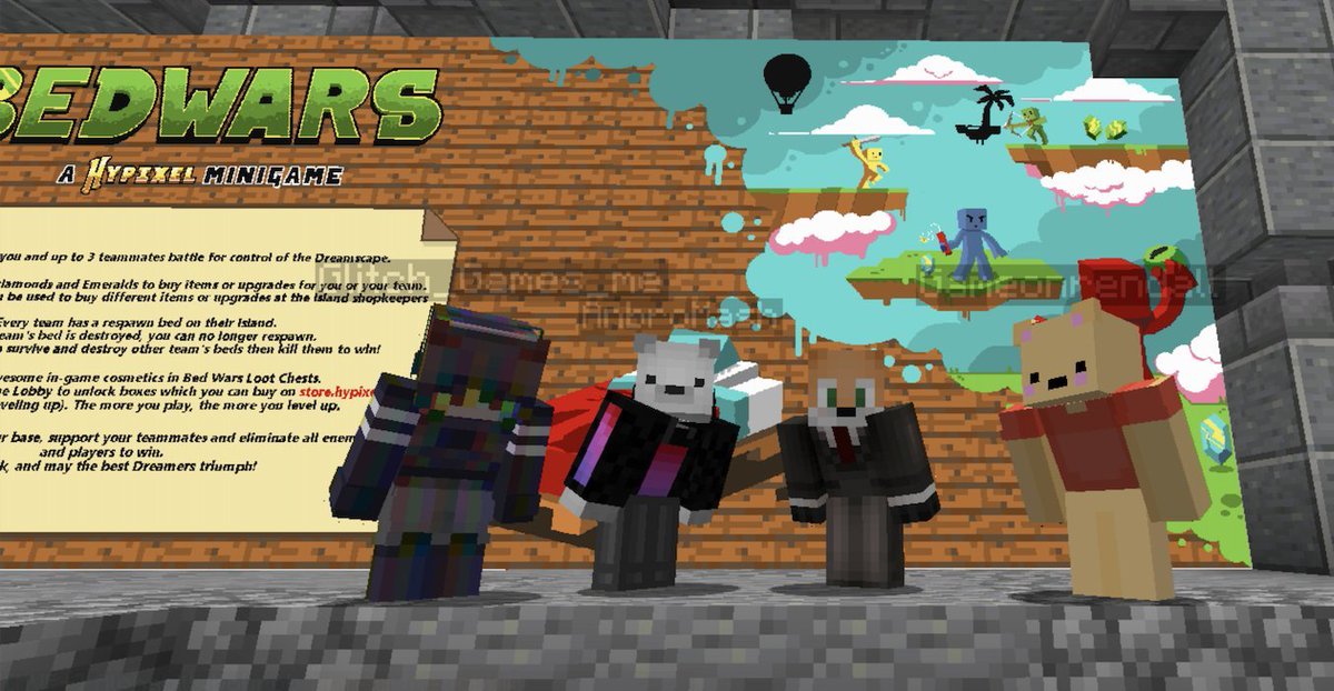 FoxyinBloom's tweet photo. Shoutout to @itsAnbro @Ffion537 and Giitch for joining me on #MinigameMonday over on #Hypixel Can't wait to do it all again next week! https://t.co/scb0UhSeJm
