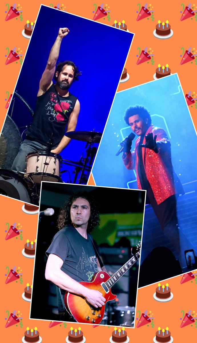 All the best musicians are Aqaurius
Happy birthday #RonnieVannucci #TheWeeknd #adamGranduciel 🎂