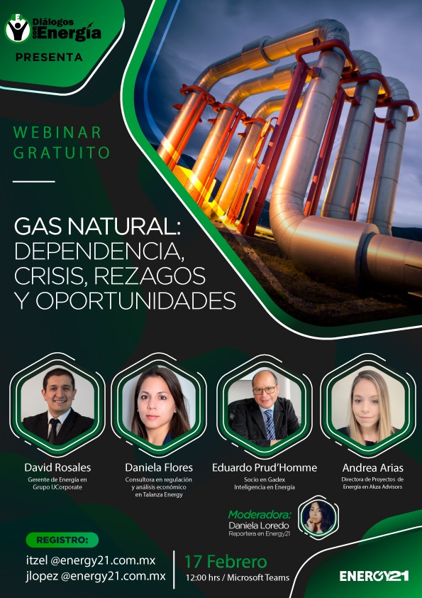 energy21mx's tweet photo. #NoTeLoPierdas: Este miércoles platicaremos con expertos del sector energético sobre el gas natural en #DiálogosConEnergía ⚡.
¡Solicita tu acceso vía correo electrónico! | #Energy21 

#Webinar #GasNatural #Energía @eprudhomme https://t.co/qL07WltL58
