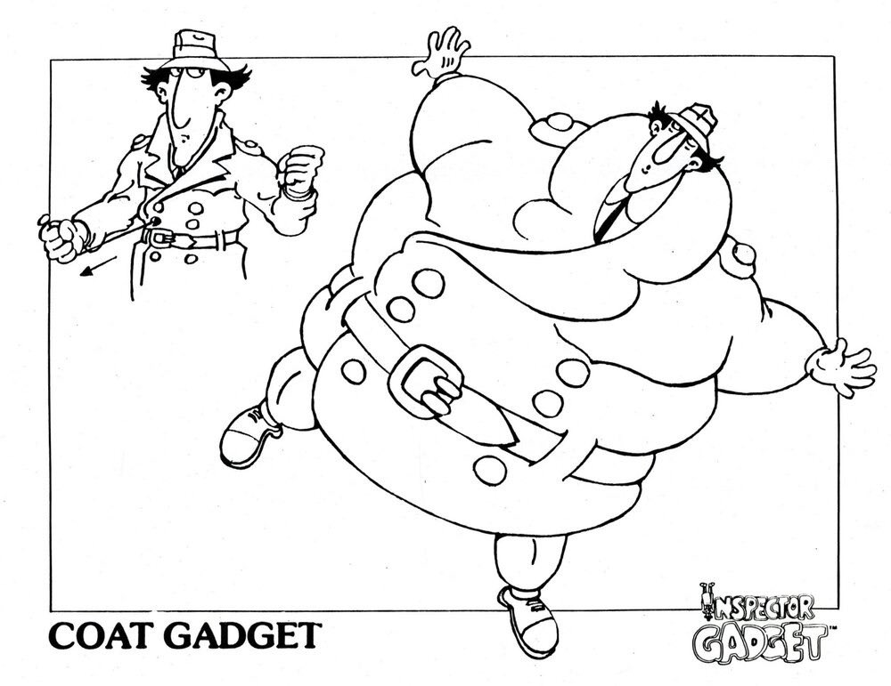 Animation art from INSPECTOR GADGET (1983). Very popular during my childhood. Dr. Claw was such a great villain. "Next time, Gadget!" I was always dying to know what Claw's face looked like. I would have sold my kiddie soul... (Yes I know about the toy.) 