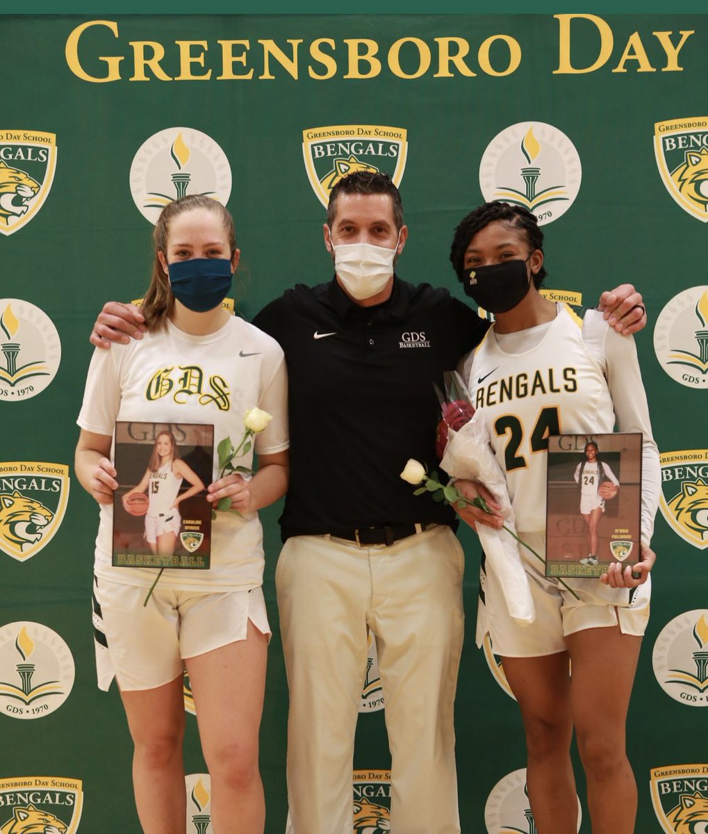 Very blessed and thankful to have these 2 young ladies lead our basketball team this year. <a href="/bridfromdaboro/">Je’Bria Fullwood</a> and <a href="/CarolineWyrick/">Caroline Wyrick</a> ..lead by example in the classroom and on the basketball court. Senior Captains...📚🏀