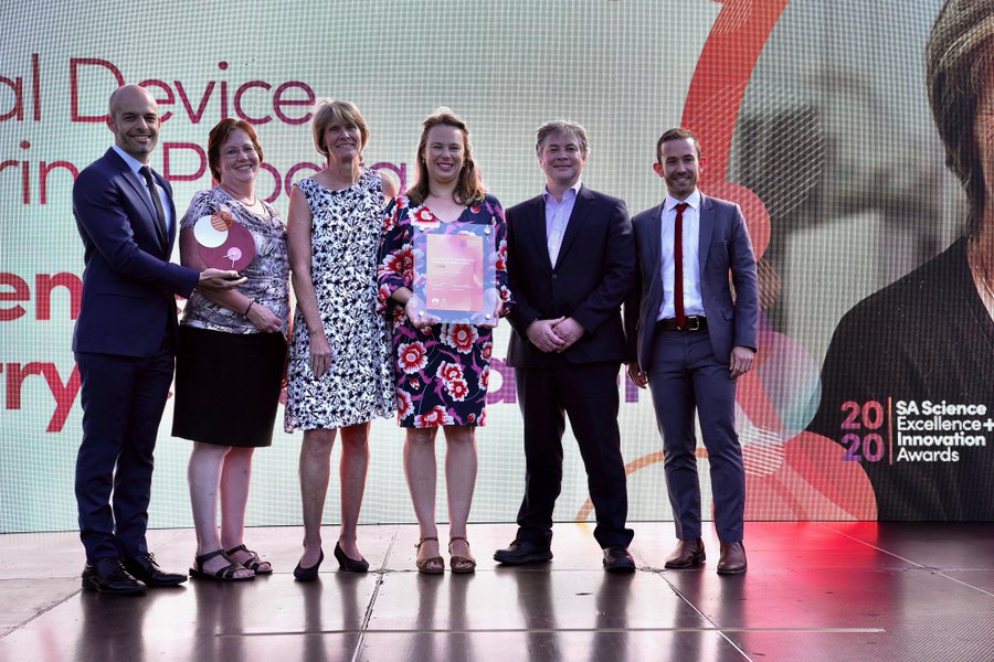 Medical Device Partnering Program (@mdpprogram) on Twitter photo We are very proud to announce the <a href="/mdpprogram/">Medical Device Partnering Program</a> won the Excellence in Science and Industry Collaboration award at the 2020 SA Science Excellence + Innovation Award! Thank you to @DeptInnovSkills and <a href="/MTPConnect_AUS/">MTPConnect</a> for your continued support! #sascienceawards <a href="/Flinders/">Flinders University</a> We are very proud to announce the <a href="/mdpprogram/">Medical Device Partnering Program</a> won the Excellence in Science and Industry Collaboration award at the 2020 SA Science Excellence + Innovation Award! Thank you to @DeptInnovSkills and <a href="/MTPConnect_AUS/">MTPConnect</a> for your continued support! #sascienceawards <a href="/Flinders/">Flinders University</a>