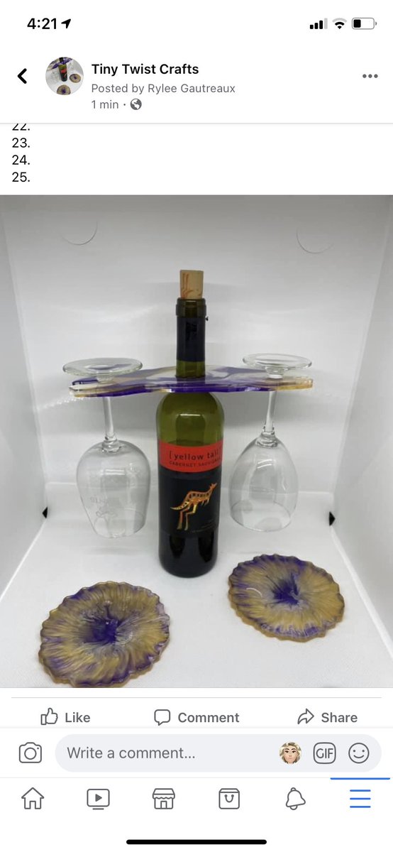 Running a raffle on my small business page!! go to facebook for a chance to win!! @ Tiny Twist Crafts on facebook and instagram!