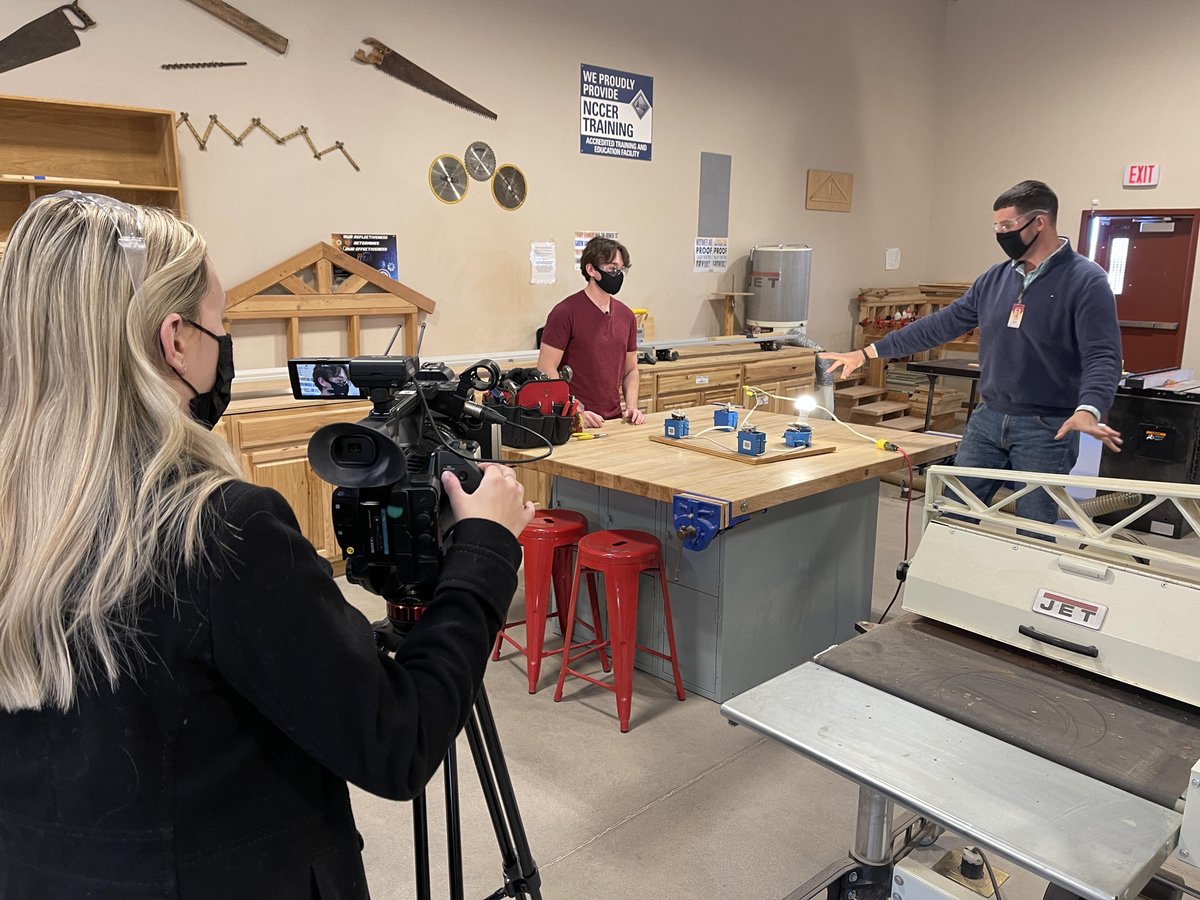 Tune in to Good Morning Tucson <a href="/kgun9/">KGUN 9</a> Tuesday <a href="/meganmeierKGUN/">Megan Meier KGUN</a> Reports on our Arizona CTE Presidential Scholar nominee Kagan Barber who is enrolled in our Construction, Heavy Equipment Operations &amp; FAA Drone Operator programs - Perfect timing for #CTE Month #JTEDworks <a href="/azedschools/">Arizona Department of Education</a>