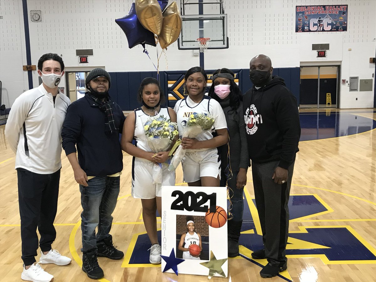 coach_paglione's tweet image. Special thank you to our two seniors! Thank you so much for your commitment to our program and for setting great examples for the rest of your teammates. It’s a pleasure to have you two on the court everyday. Your hard work never goes unnoticed 💛💙💫🏀!!