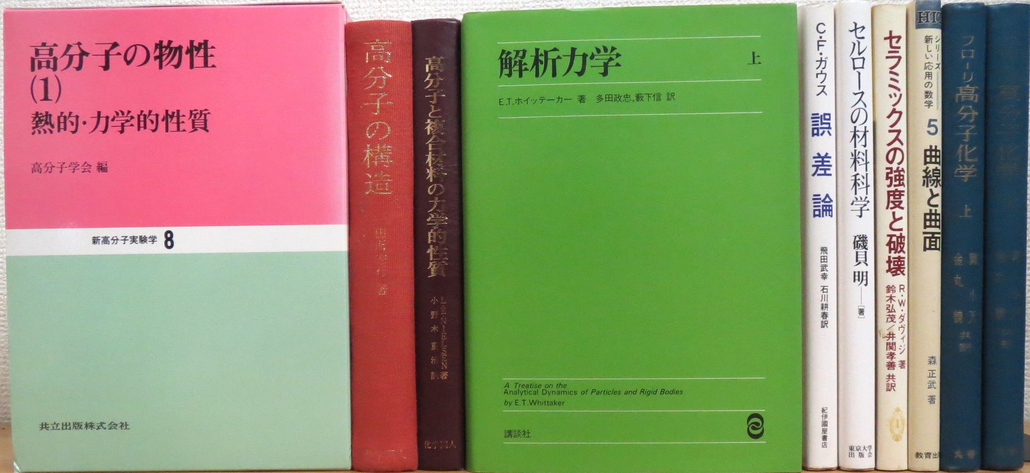 高分子の物性(1)熱的・力学的性質 高分子の物性〈1〉熱的・力学的性質 (新高分子実験学 8) | 高