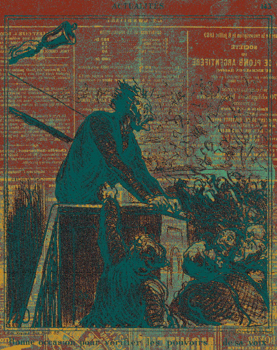 beet_keeper's tweet photo. Thinking about writing a showcase blog on the increasing series of #Daumier caricatures from @ngadc - love the original vs. the bleed through captured by @paintergoblin
๐๏ธ https://t.co/4UWaeswtYE
#Caricature #Print #PainterGoblin #RemixArt #Digitization #CreativeCommons https://t.co/DtKl3DgFdZ