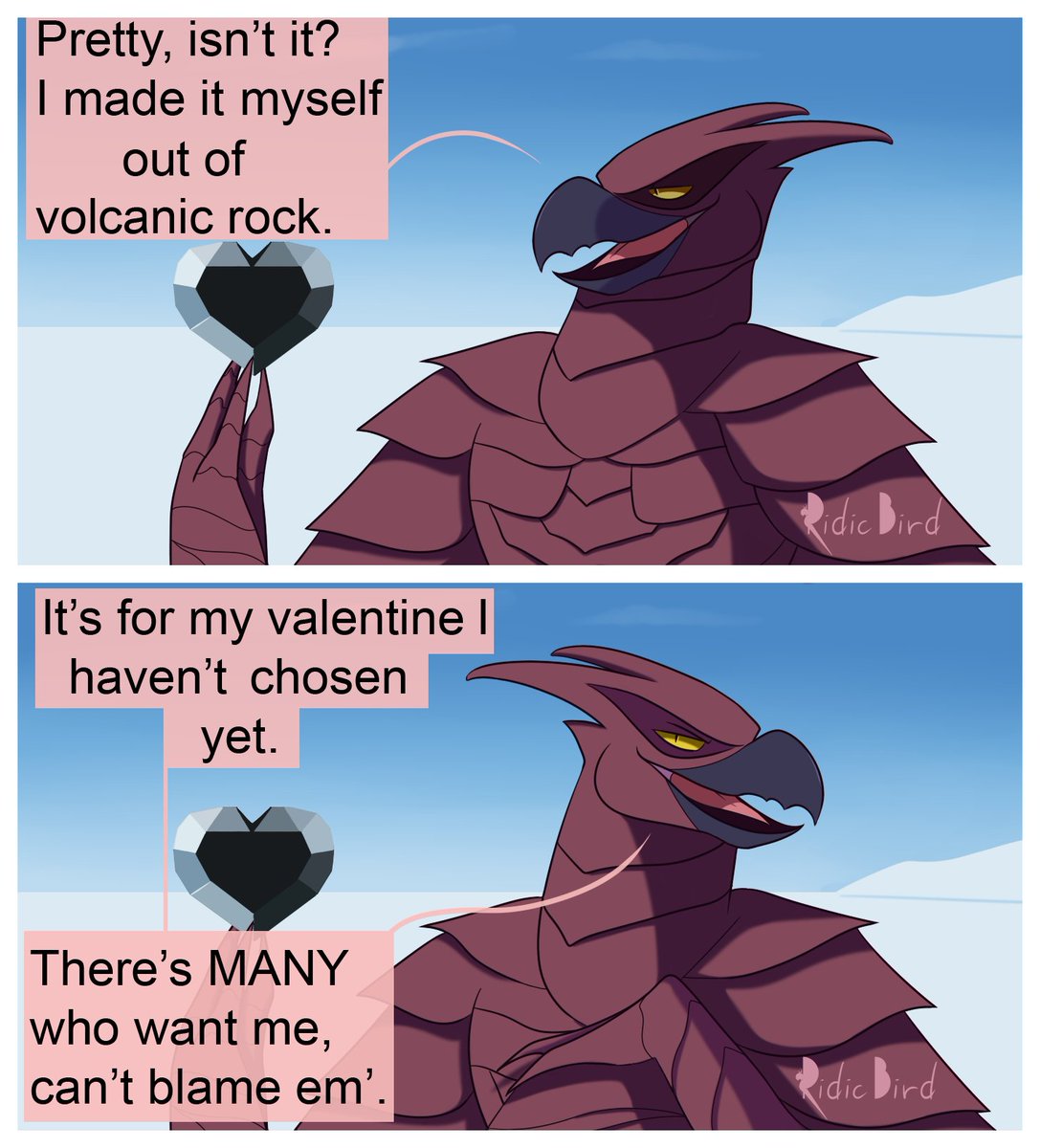 RidicBird's tweet photo. ❄️🐧Heart To Heart🐦🔥 1/4 https://t.co/sU8jRr2JNO