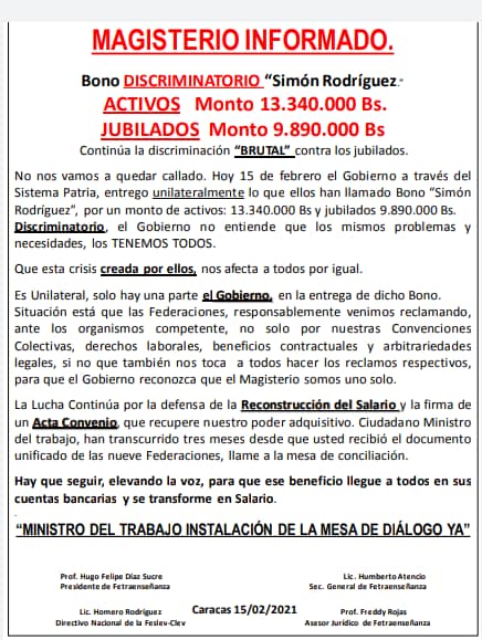 Docentes Contrato C. tweet media