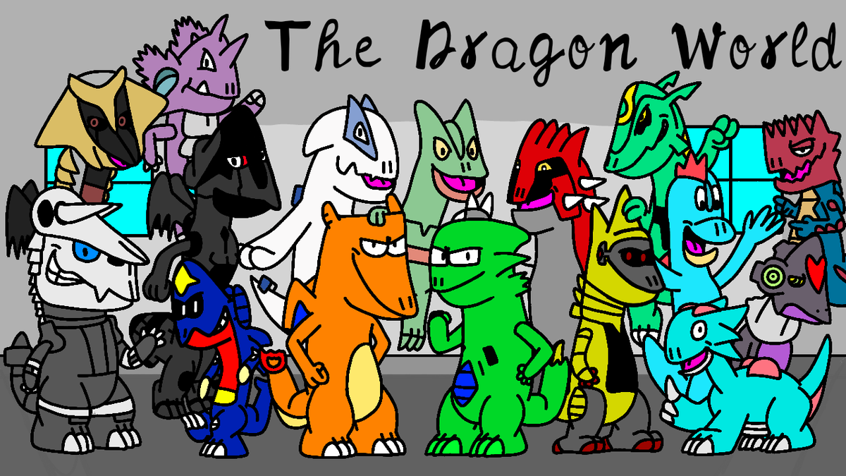 Here's my serie banner called "The Dragon World" description from this series is in my channel's "Andre Baker Clips" Channels and The Dragon World Offical.

This is updated.

Andre Baker Clips - 2009 - and so on

The Dragon World - 2019 - and so on