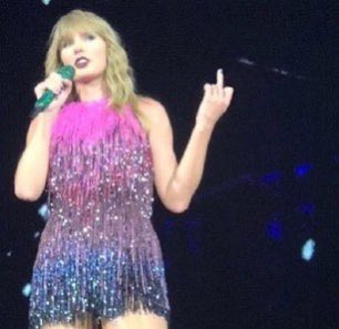 taylor swift middle finger: a thread