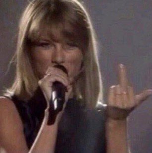 taylor swift middle finger: a thread