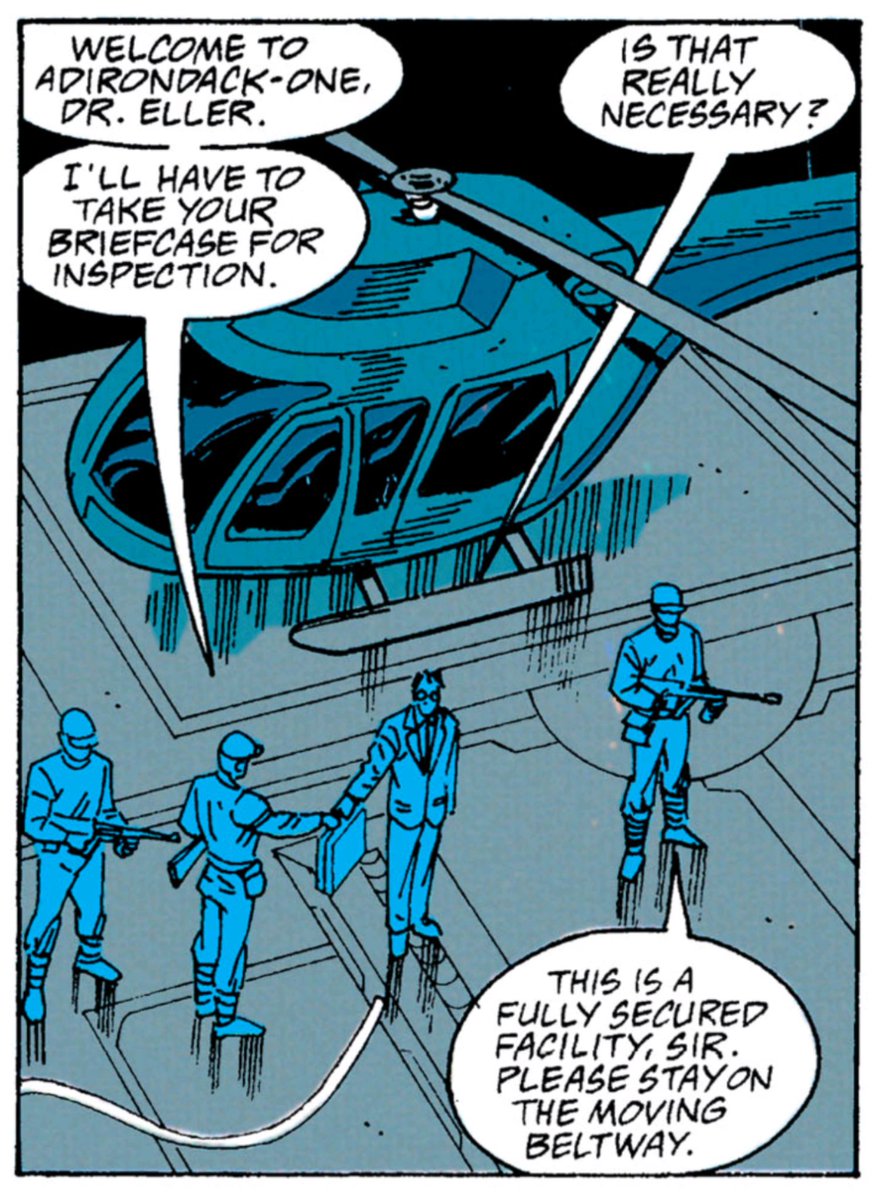 2). Supergirl uses her shape changing powers to replace Eller on his scheduled visit to the secret LexCorp facility, Adirondack One. There, she learns first hand from Dr Happerson that he and Lex have been growing an army of Supergirl clones