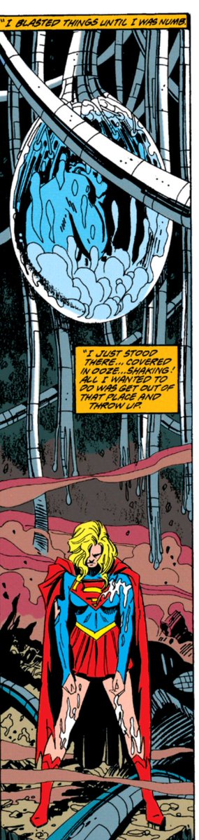 3). Happerson releases the clones, who all mindlessly attack Supergirl on his command. Though they fight savagely, Supergirl responds with strategy and experience, and the clones are soon reduced to inert protomatter