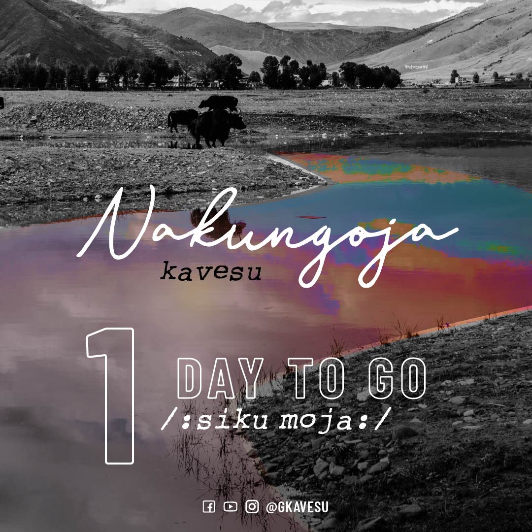 Just a day away!!! 

#Nakungoja
#KavesuMusic

Follow on Twitter - @GKavesu 
Follow on IG - g_kavesu
Like on FB - Grace Kavesu
Subscribe on YT - Grace Kavesu

Head over to her YouTube page and subscribe! The link to her page :

youtube.com/c/GraceKavesu